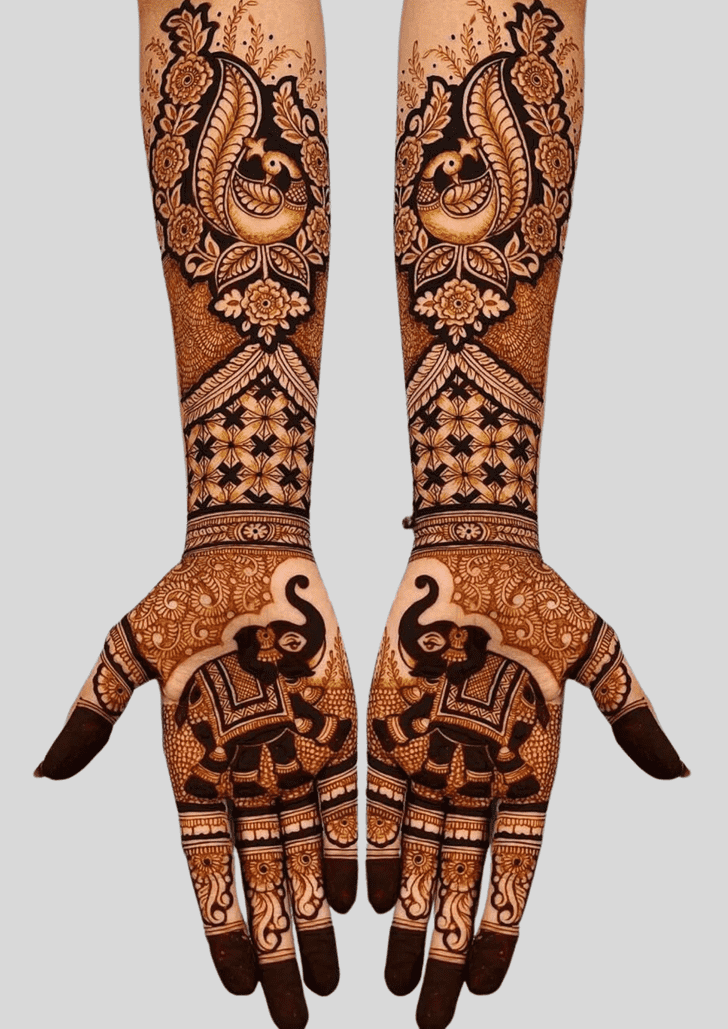 Slightly Teej Special Henna Design