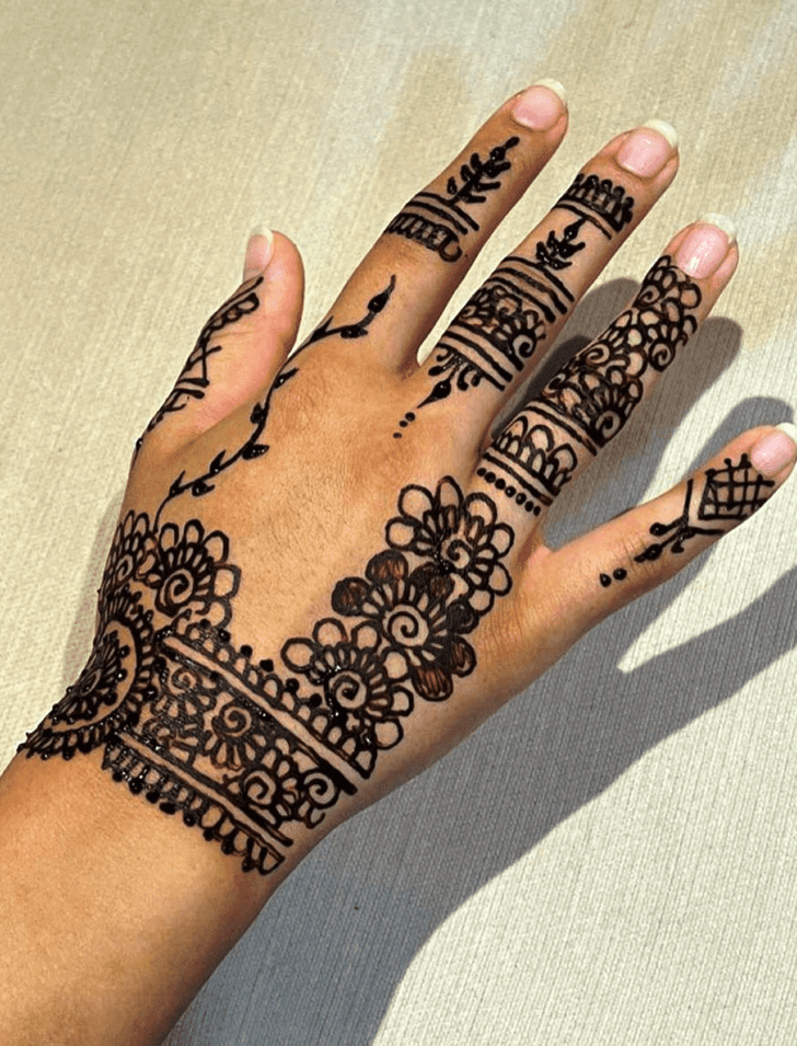 Gorgeous Texas Henna Design