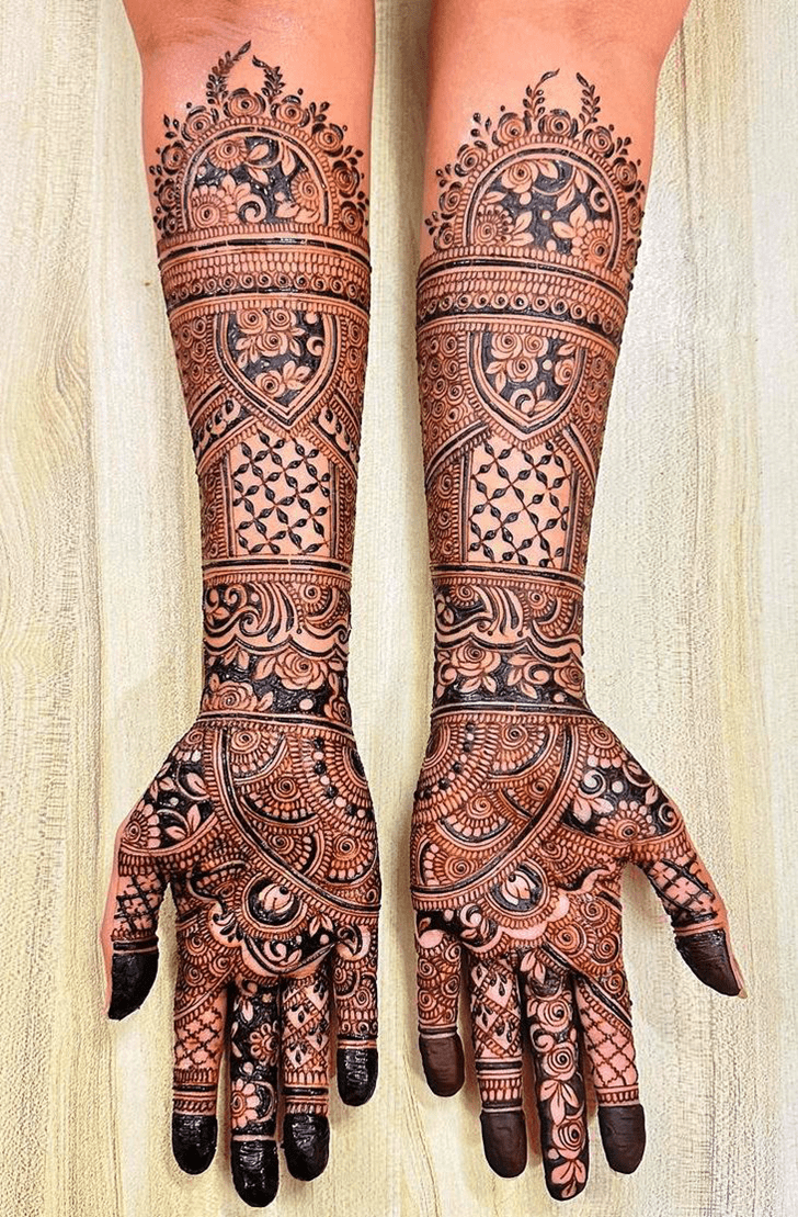 Radiant Texas Henna Design