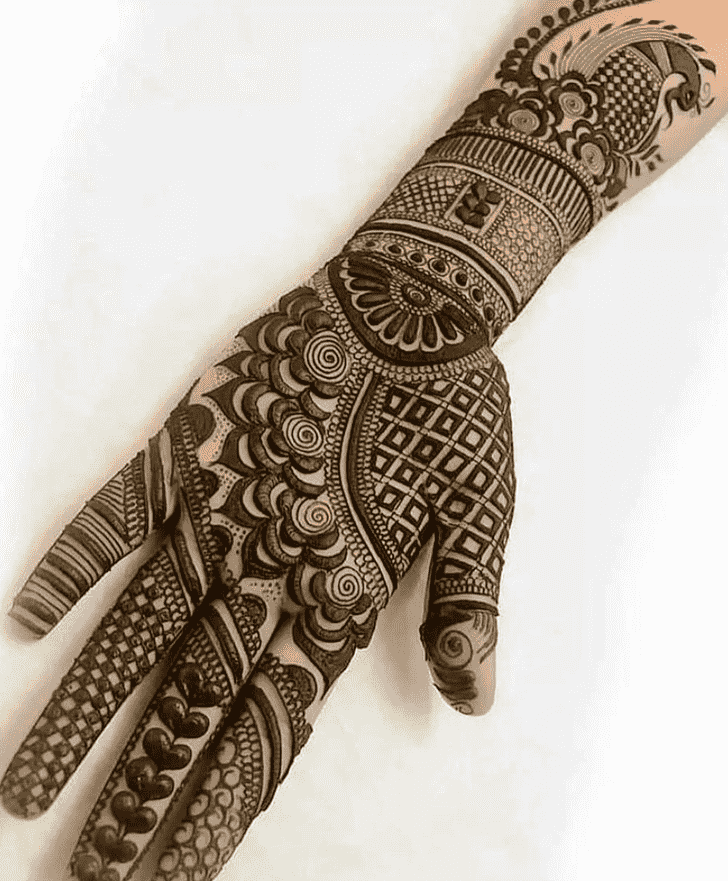 Adorable Thiruvananthapuram Henna Design