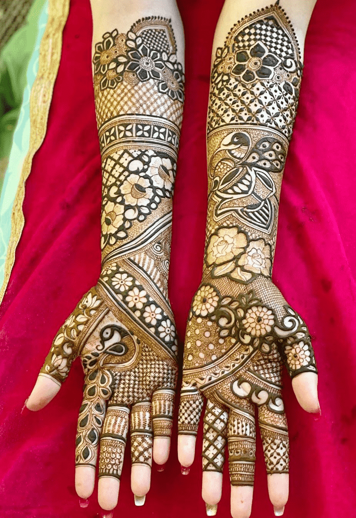 Arm Thiruvananthapuram Henna Design