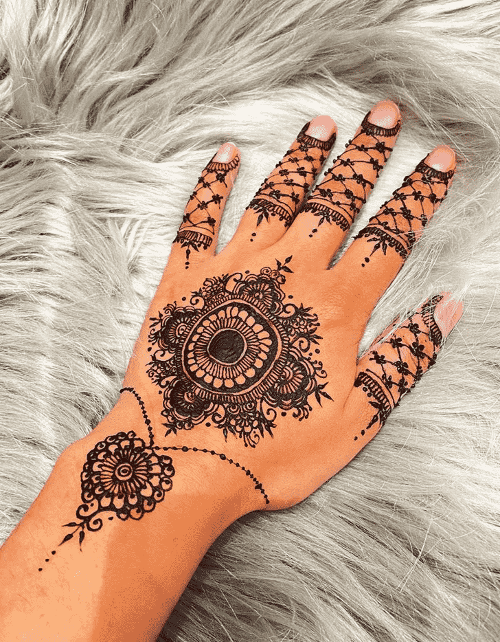 Beauteous Tikki Henna Design
