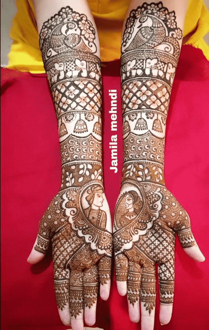 Enthralling Tiruchirappalli Henna Design