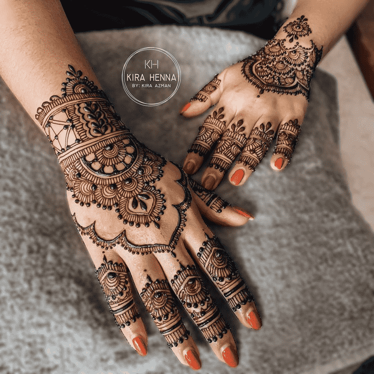 Exquisite Tiruchirappalli Henna Design