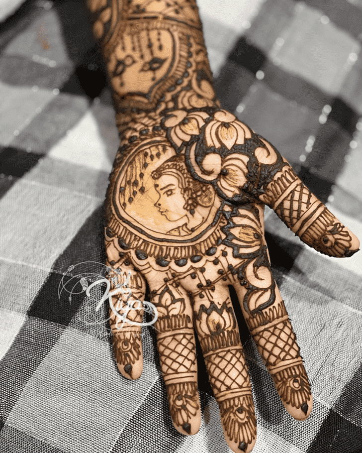 Magnetic Tiruchirappalli Henna Design