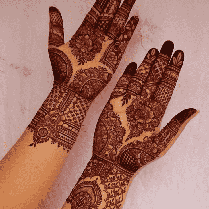 Radiant Tiruchirappalli Henna Design