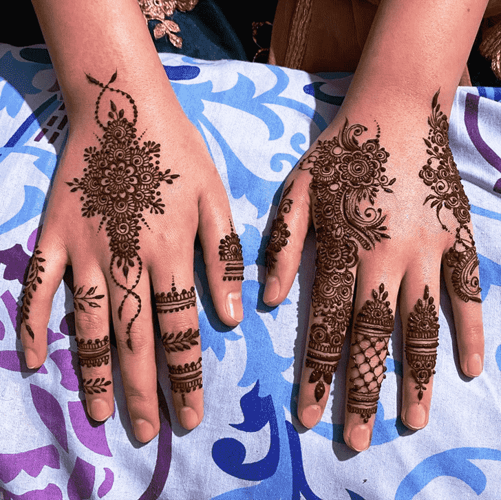 Magnetic Trivandrum Henna Design