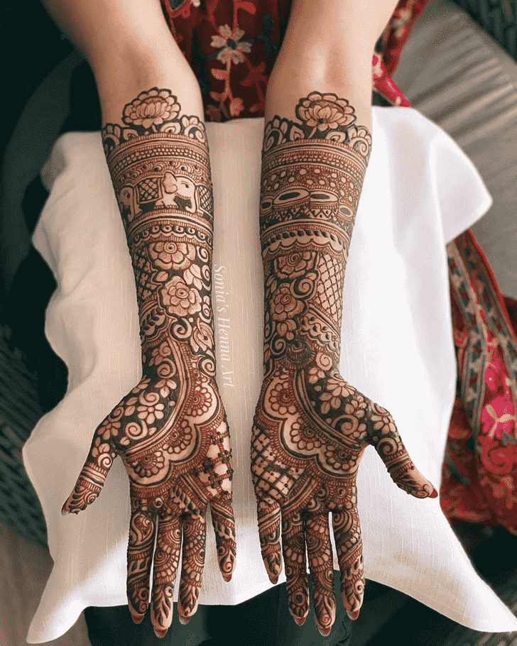 Fine Turkish Henna design