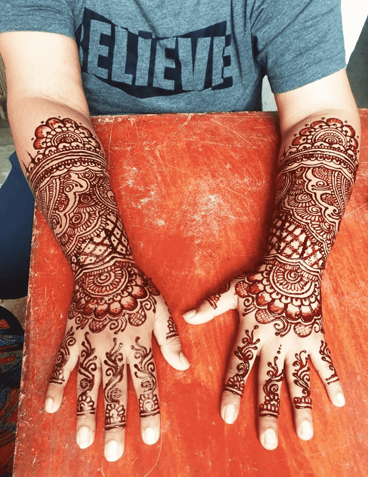 Nice Udaipur Henna Design