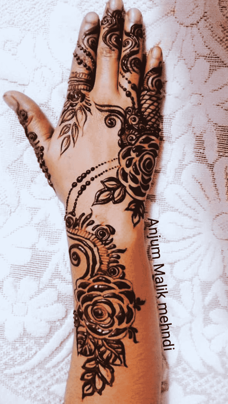 Bewitching Unique Henna Design