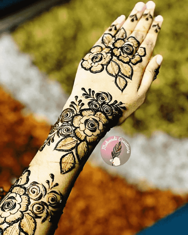 Delightful Unique Henna Design