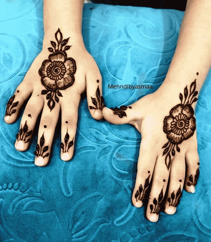 Enthralling Unique Henna Design
