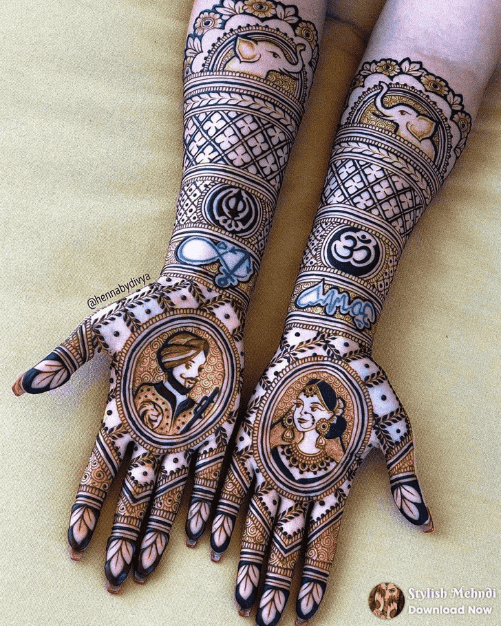 Magnificent Unique Henna Design