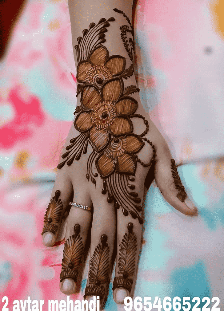 Slightly Unique Henna Design