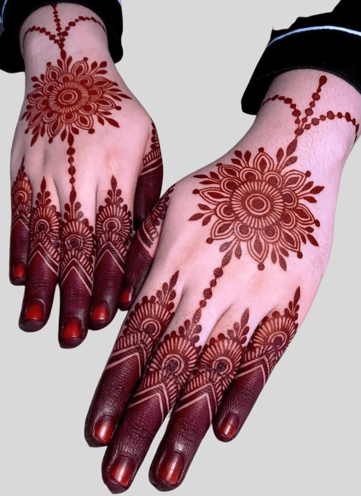 Bewitching United Arab Emirates Henna Design