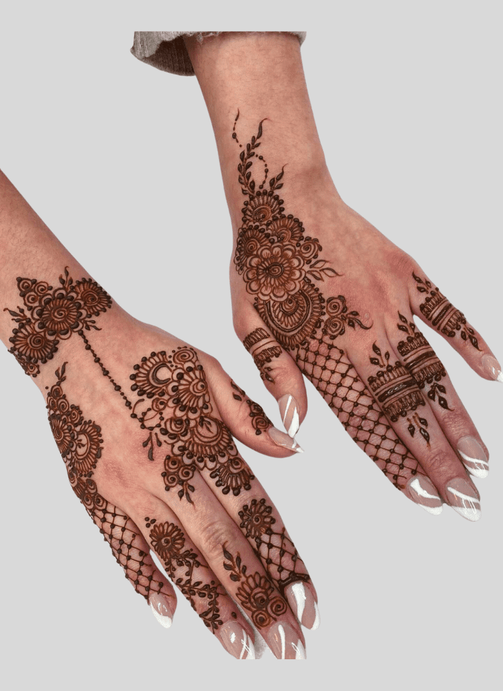 Dazzling United Arab Emirates Henna Design