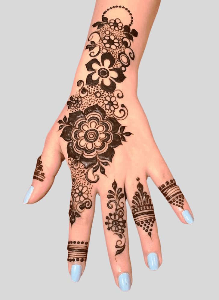 Ideal United Arab Emirates Henna Design