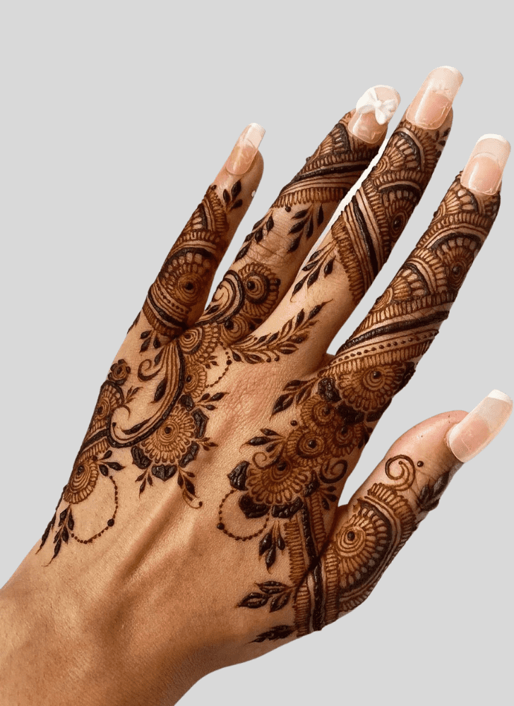 Slightly United Arab Emirates Henna Design
