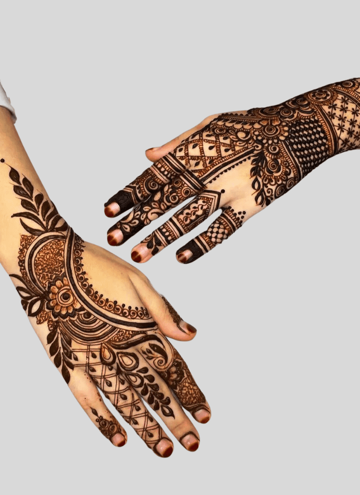 Stunning United Arab Emirates Henna Design