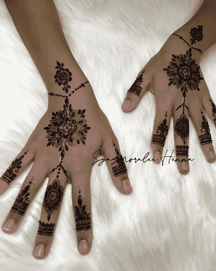 Bewitching United Kingdom Henna Design