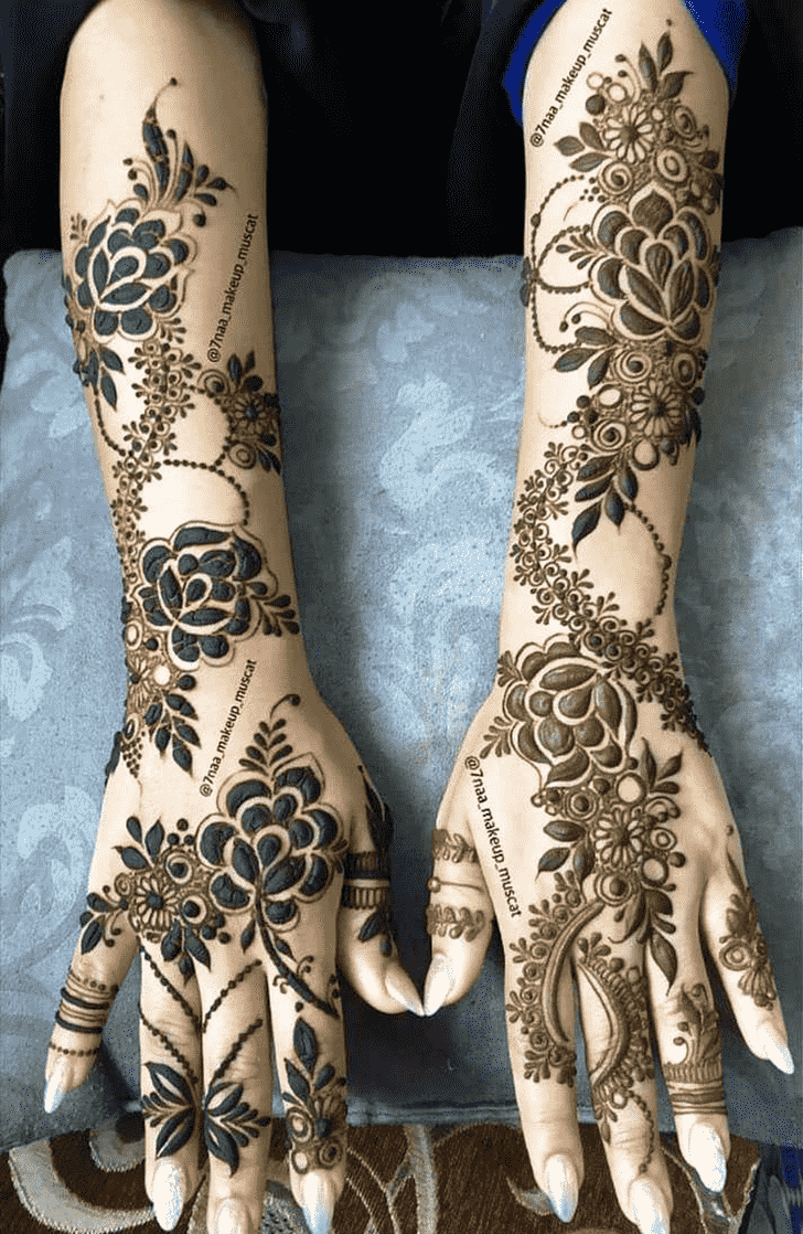 Graceful Vancouver Henna Design