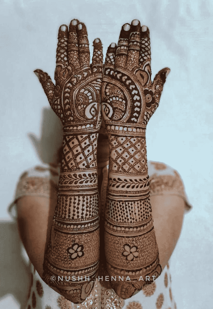 Graceful Varanasi Henna Design