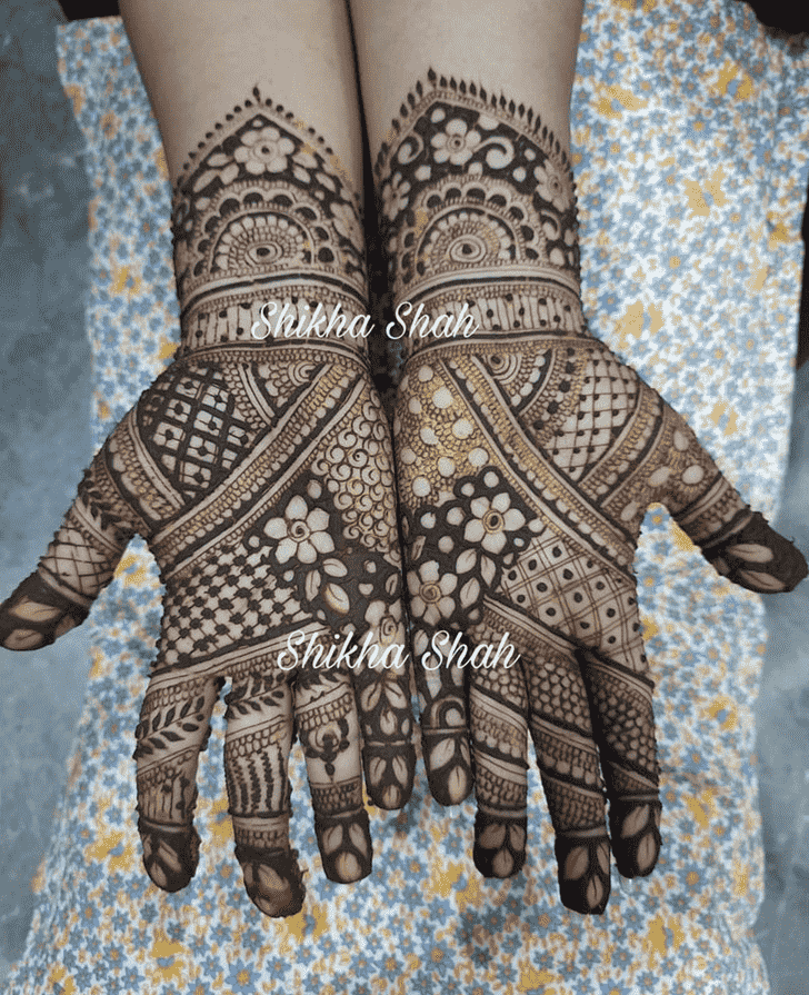 Stunning Vijaya Ekadashi Henna Design