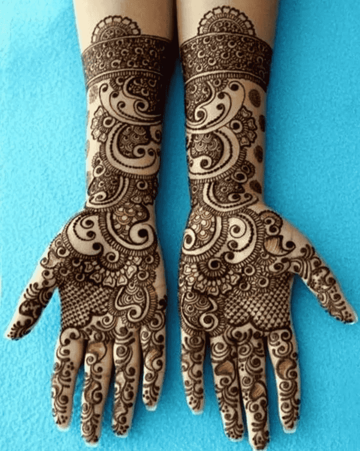 Refined Vijayawada Henna Design