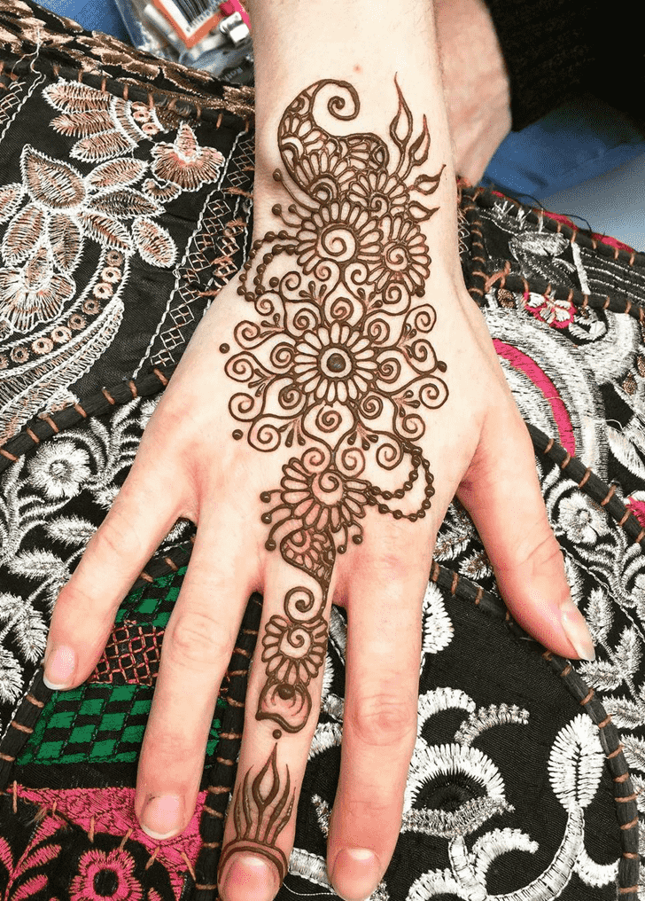 Alluring Visakhapatnam Henna Design