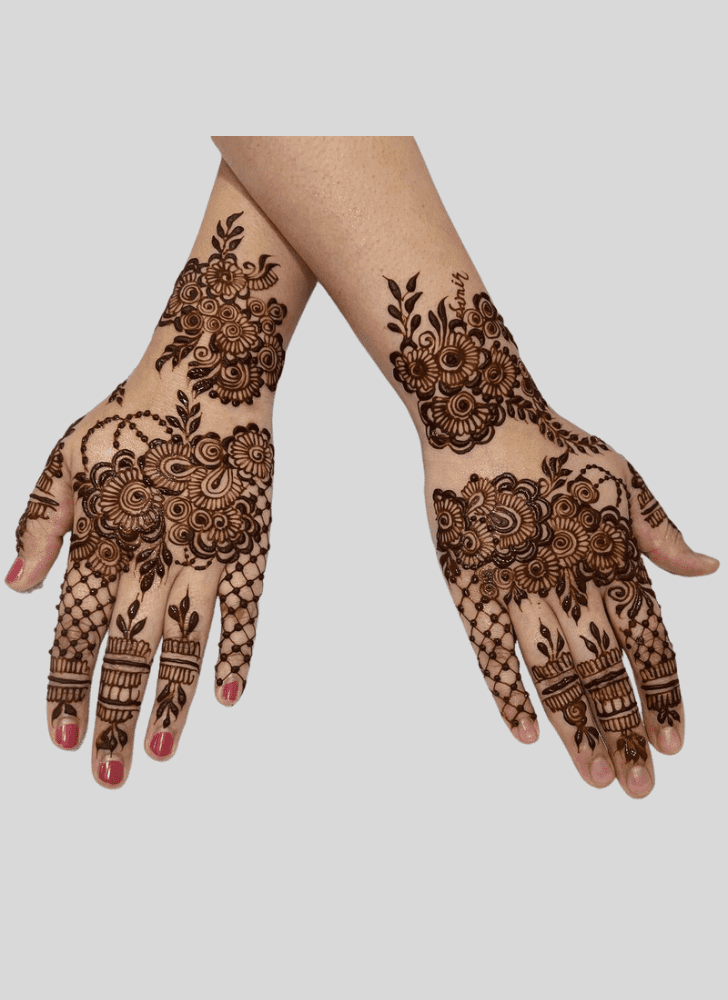 Adorable Vrindavan Henna Design