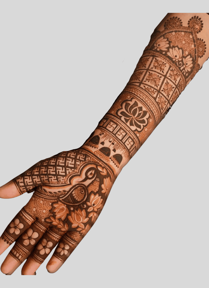 Alluring Vrindavan Henna Design