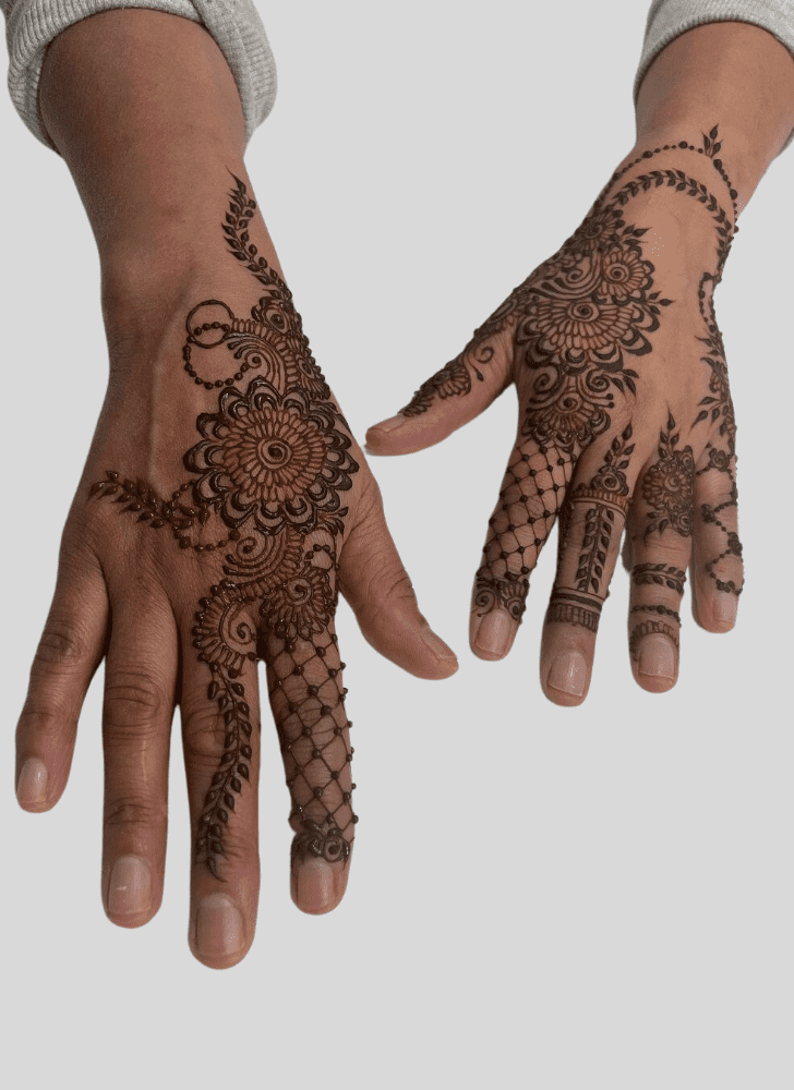 Appealing Vrindavan Henna Design