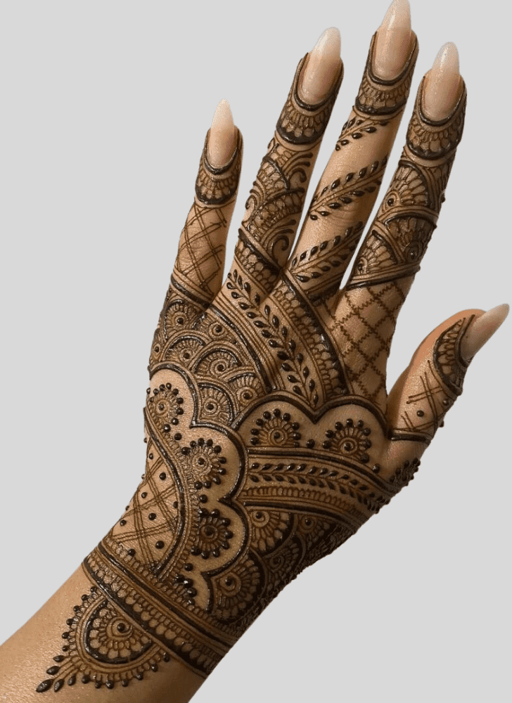 Charming Vrindavan Henna Design