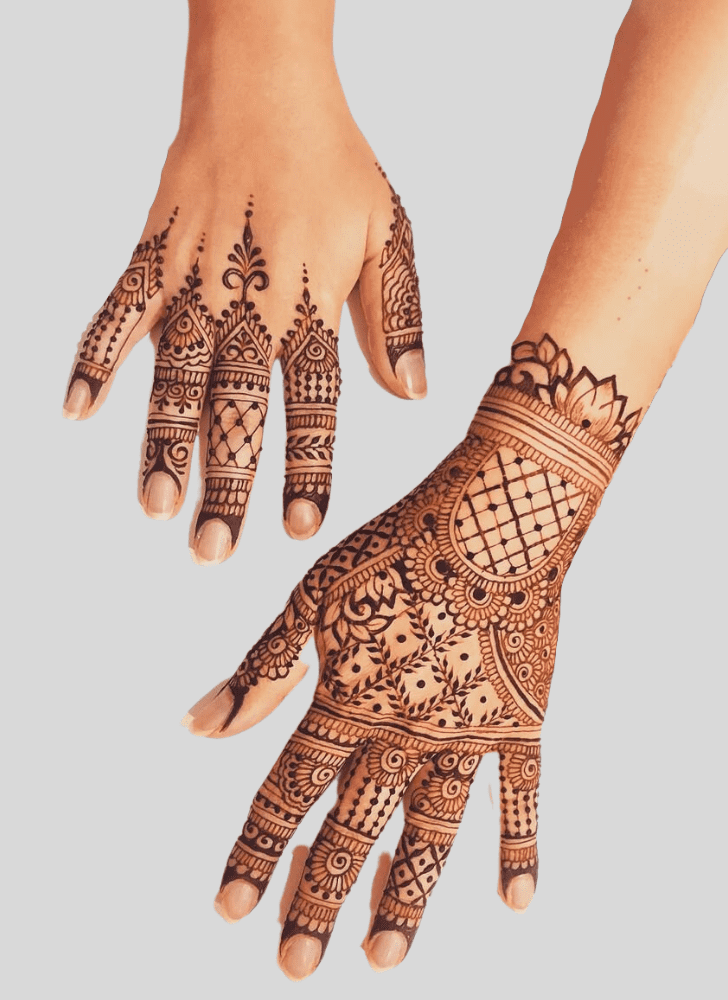 Dazzling Vrindavan Henna Design