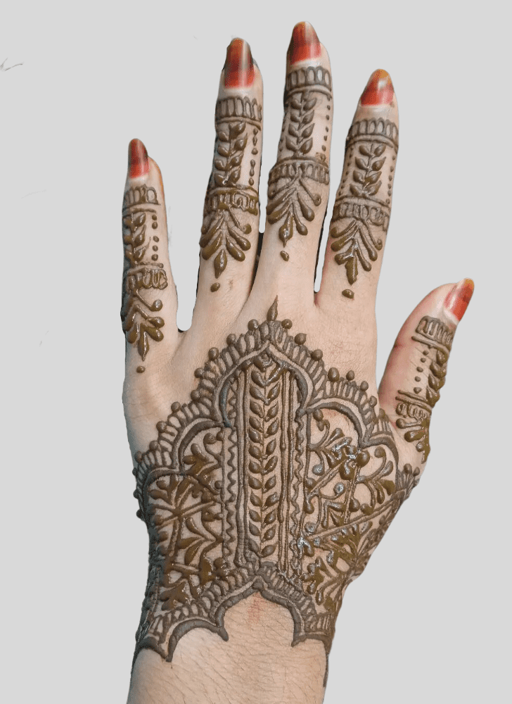 Delightful Vrindavan Henna Design