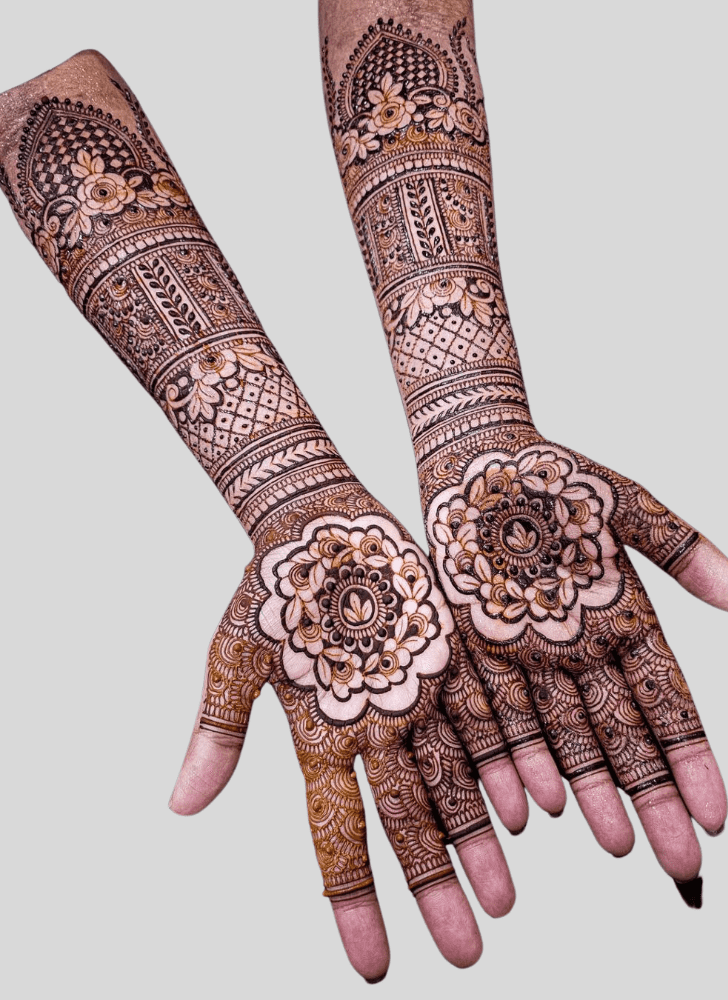 Elegant Vrindavan Henna Design