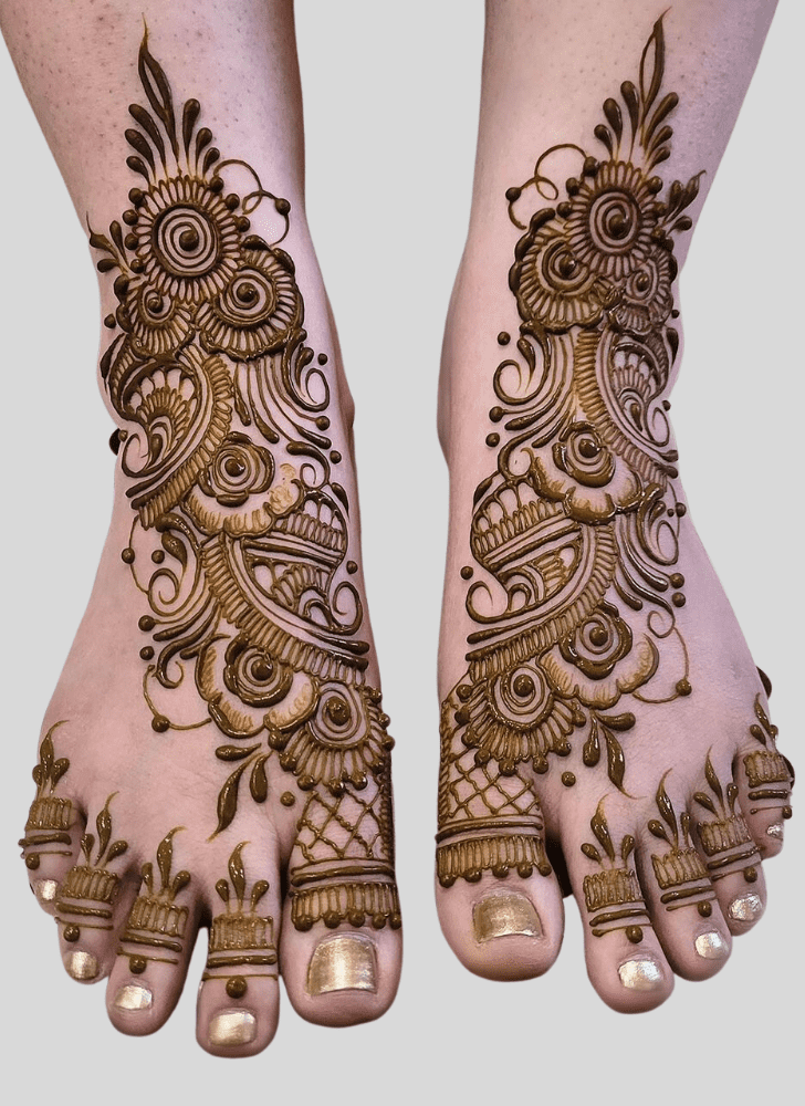 Enthralling Vrindavan Henna Design