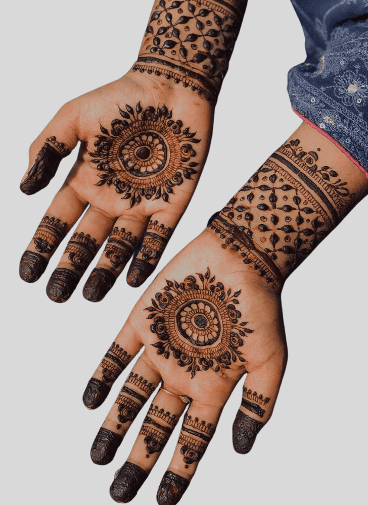 Exquisite Vrindavan Henna Design