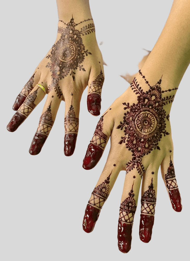 Fair Vrindavan Henna Design