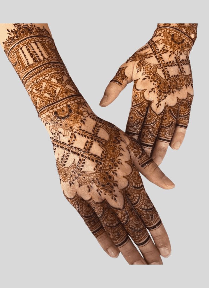 Magnificent Vrindavan Henna Design