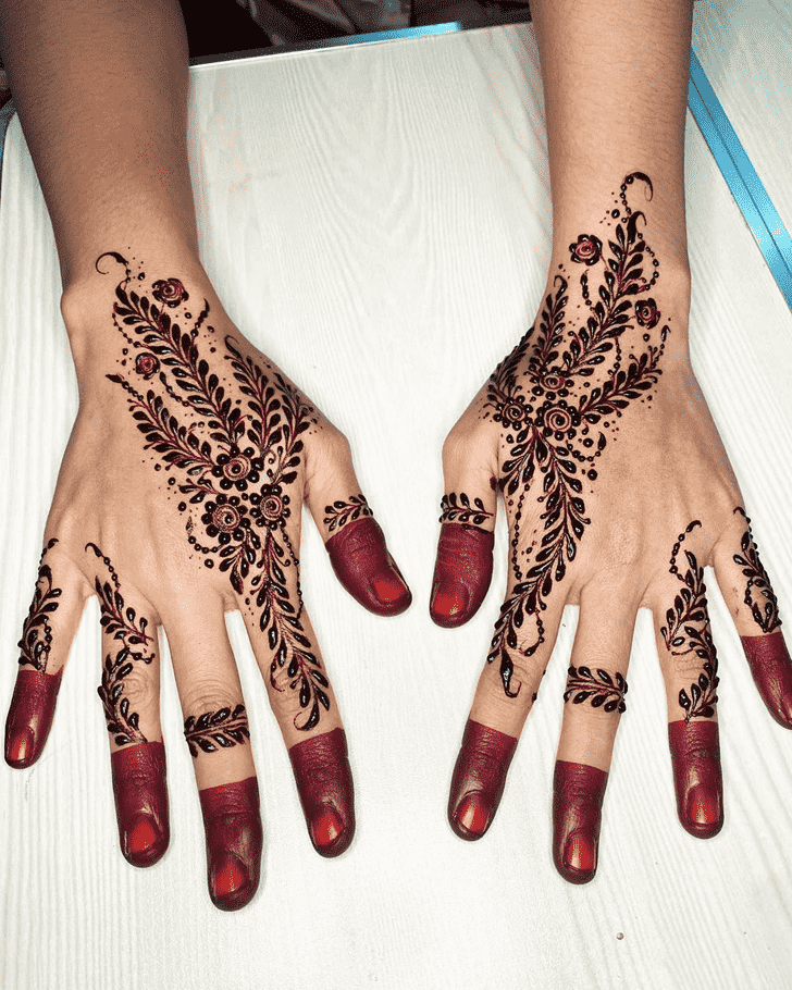 Charming Washington Henna Design