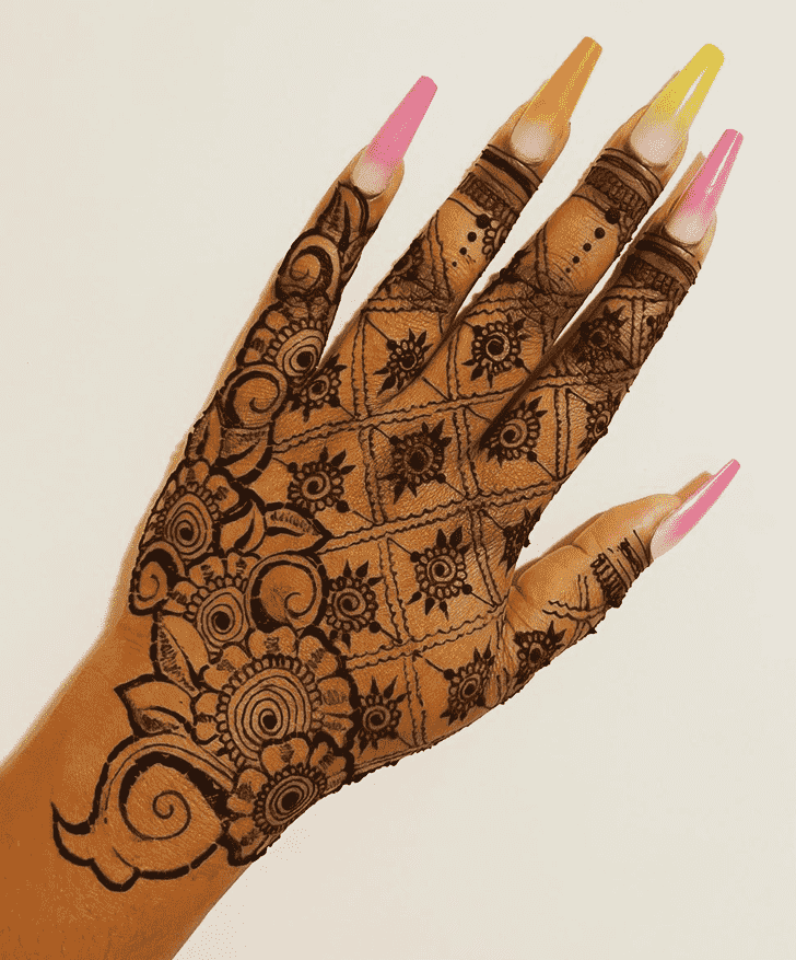 Dazzling Washington Henna Design