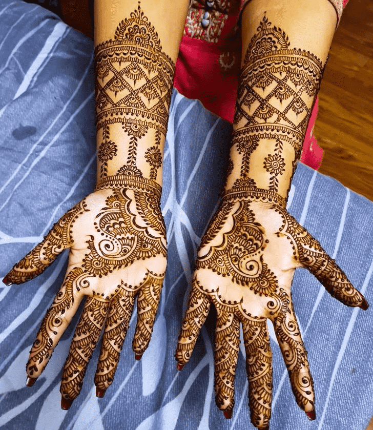 Arm Washington Henna Design