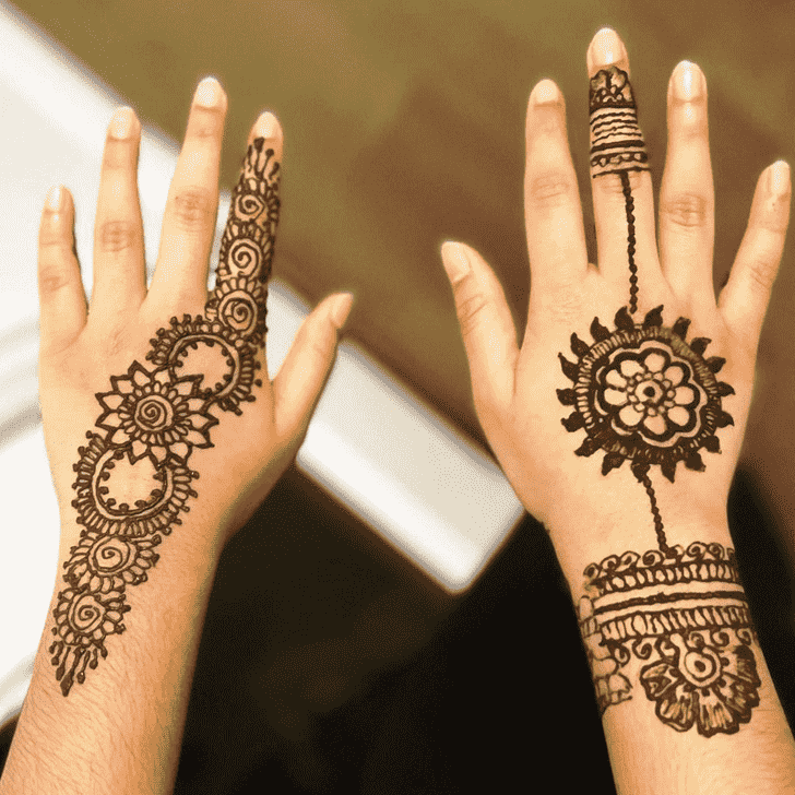 Pleasing Washington Henna Design
