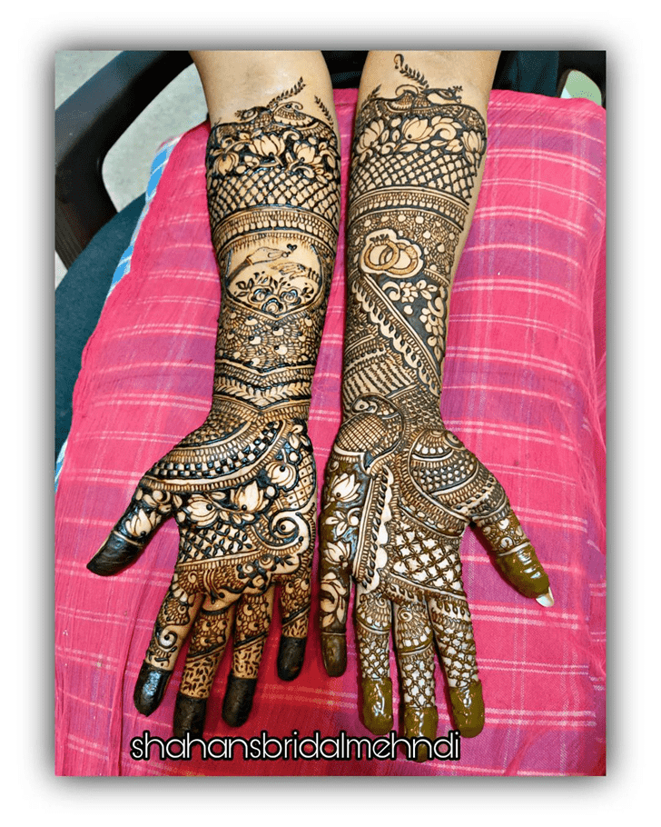 Charming Wedding Henna Design