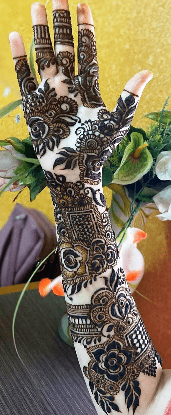 Arm Wedding Henna Design