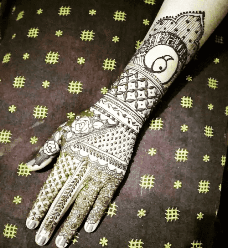 Good Looking Wedding Henna Design
