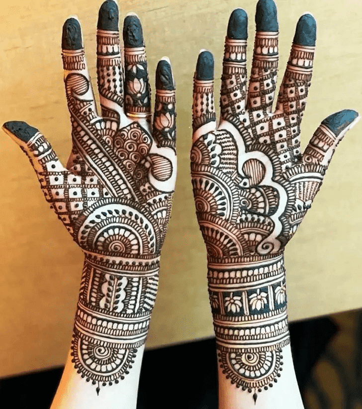 Grand Wedding Henna Design