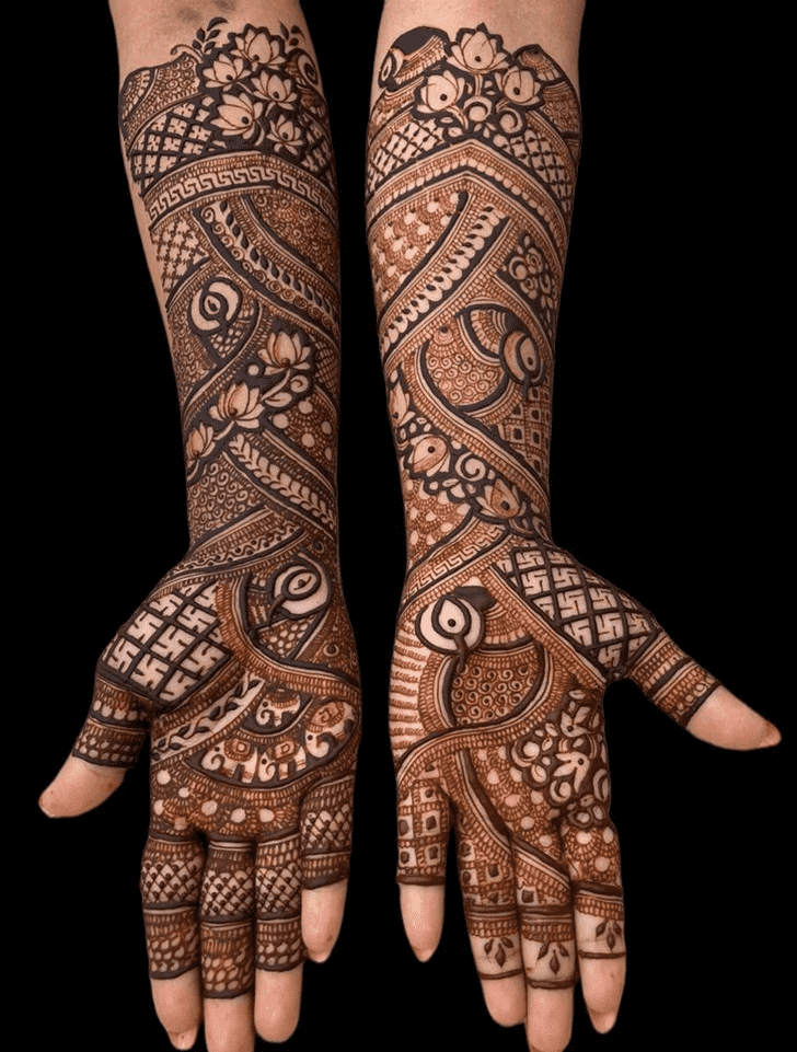Inviting Wedding Henna Design