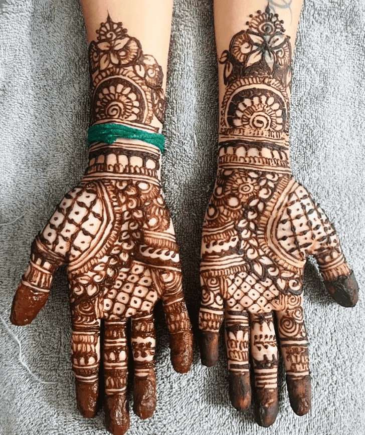 Ravishing Wedding Henna Design